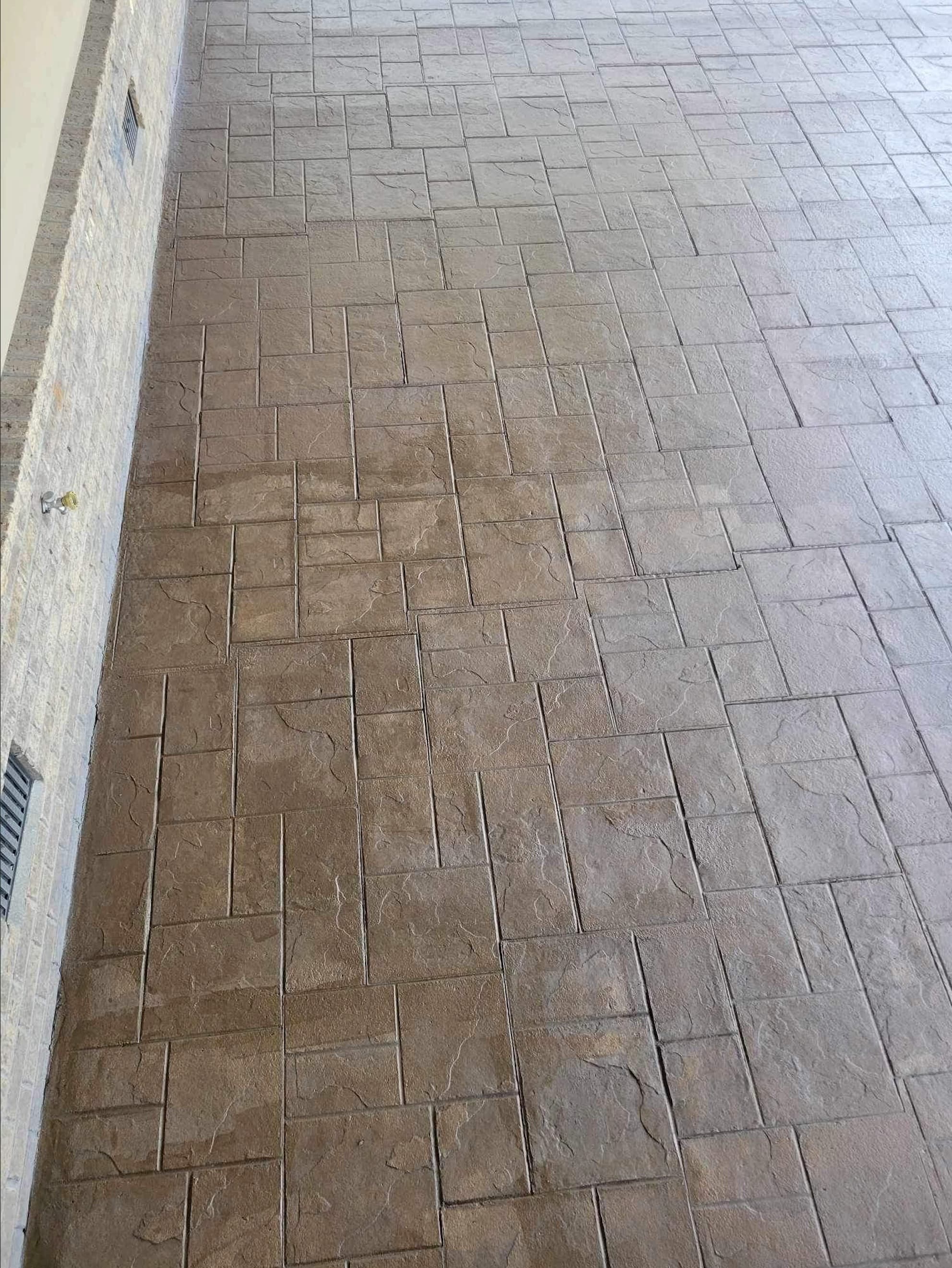 Residential concrete patio in Louisville Kentucky